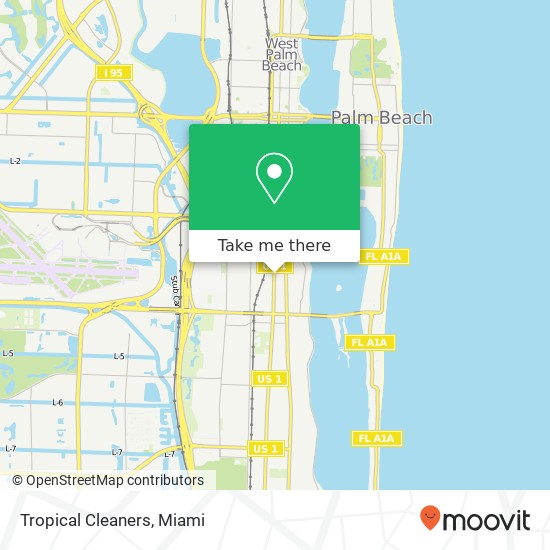 Tropical Cleaners map