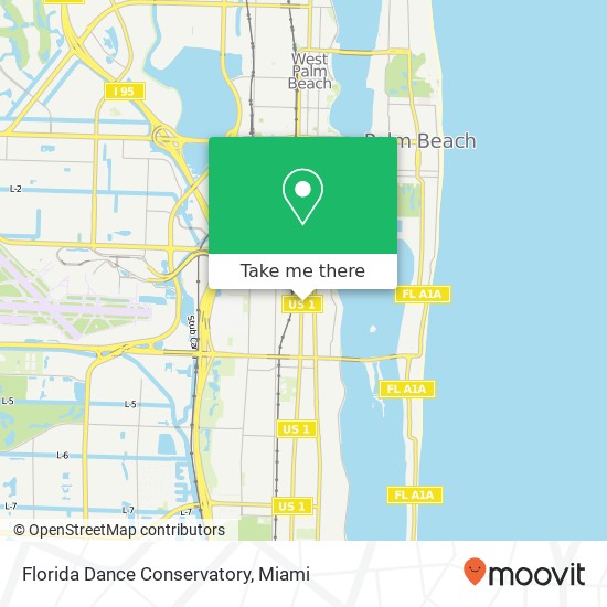 Mapa de Florida Dance Conservatory