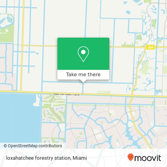 loxahatchee forestry station map