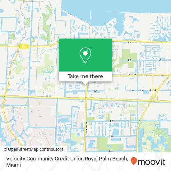 Velocity Community Credit Union Royal Palm Beach map