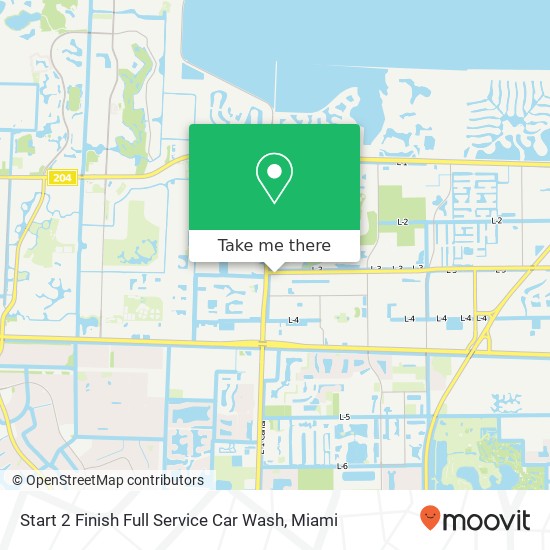 Mapa de Start 2 Finish Full Service Car Wash