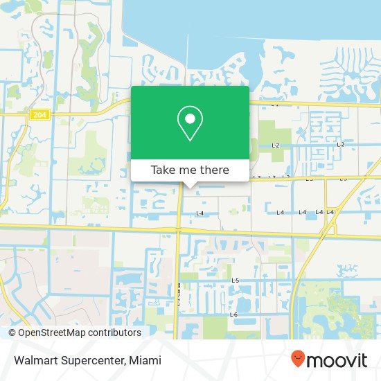 Mapa de Walmart Supercenter