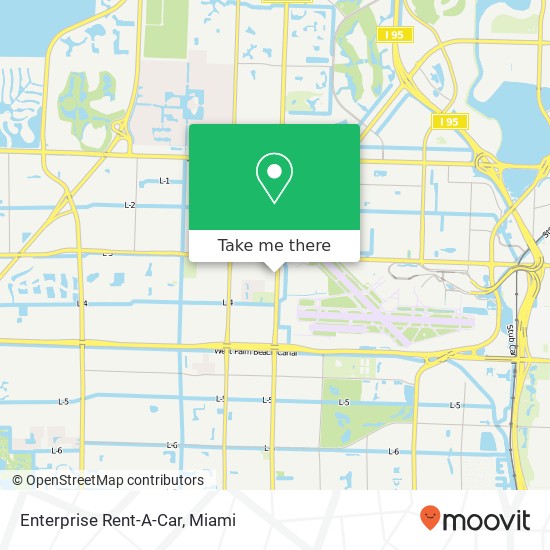 Mapa de Enterprise Rent-A-Car