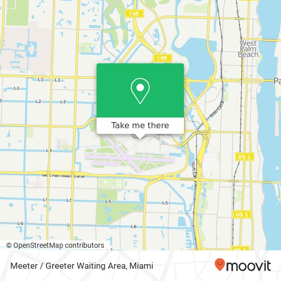 Meeter / Greeter Waiting Area map
