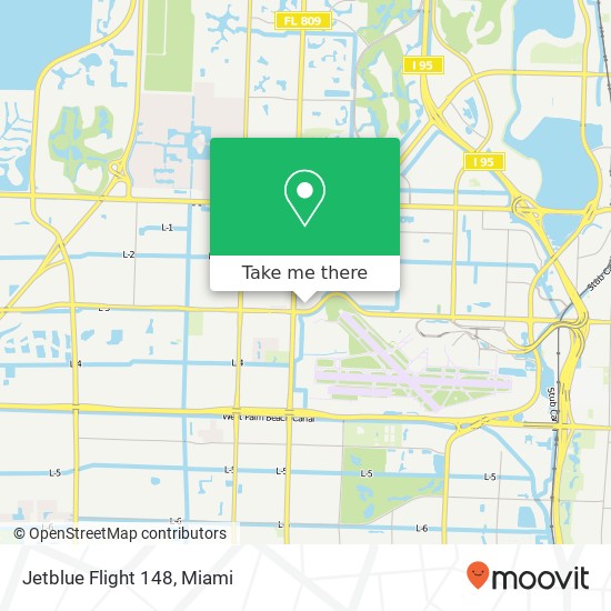 Jetblue Flight 148 map