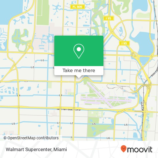 Walmart Supercenter map