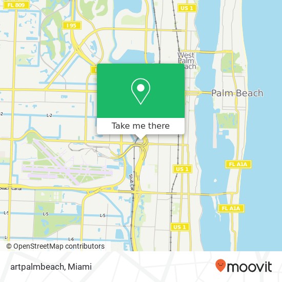 Mapa de artpalmbeach