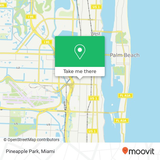 Mapa de Pineapple Park