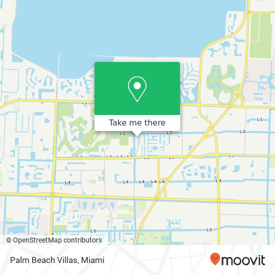 Palm Beach Villas map