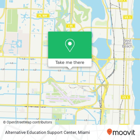 Mapa de Alternative Education Support Center