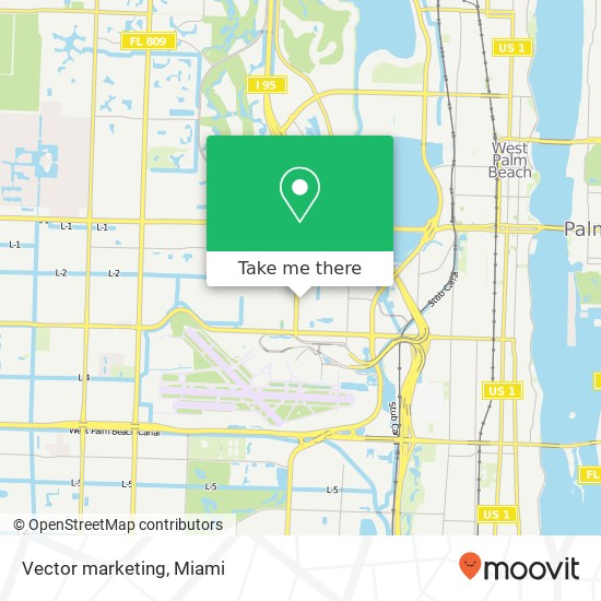 Vector marketing map