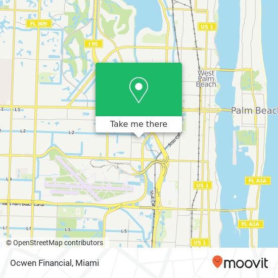 Mapa de Ocwen Financial