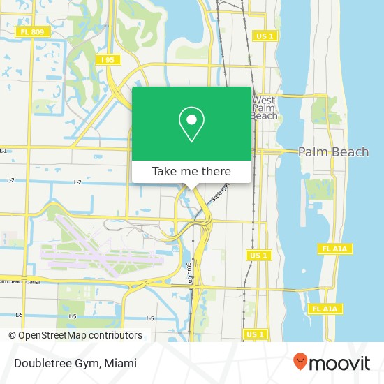 Doubletree Gym map