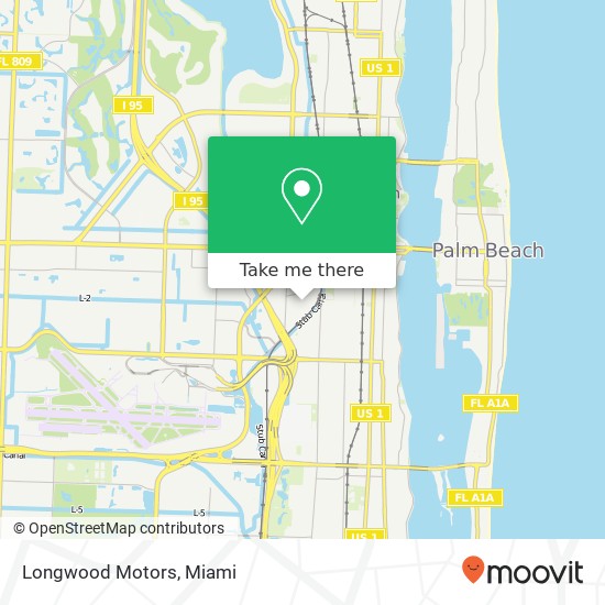 Longwood Motors map