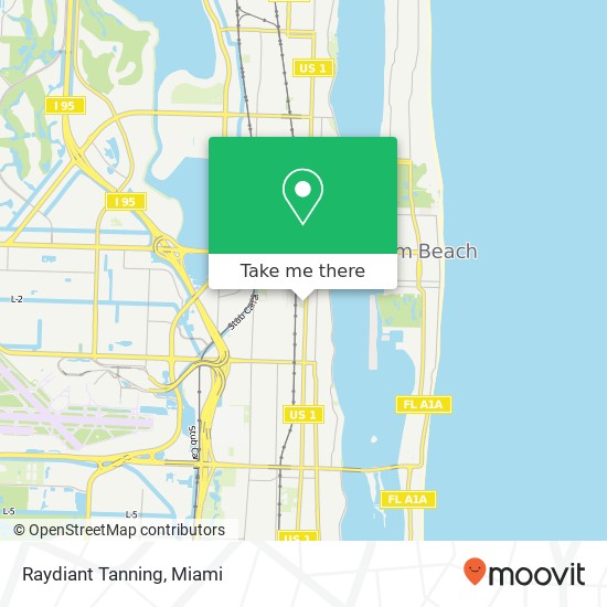 Raydiant Tanning map