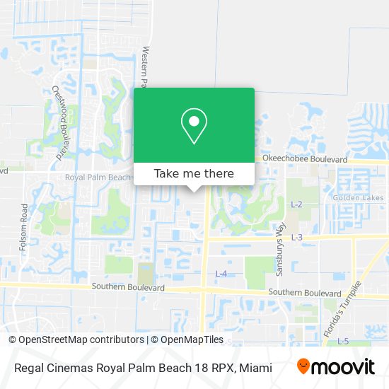Regal Cinemas Royal Palm Beach 18 RPX map