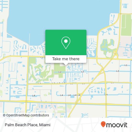 Palm Beach Place map