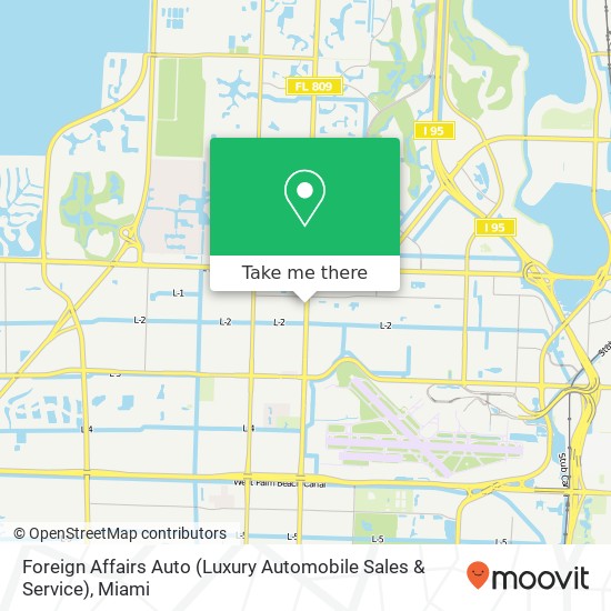 Foreign Affairs Auto (Luxury Automobile Sales & Service) map