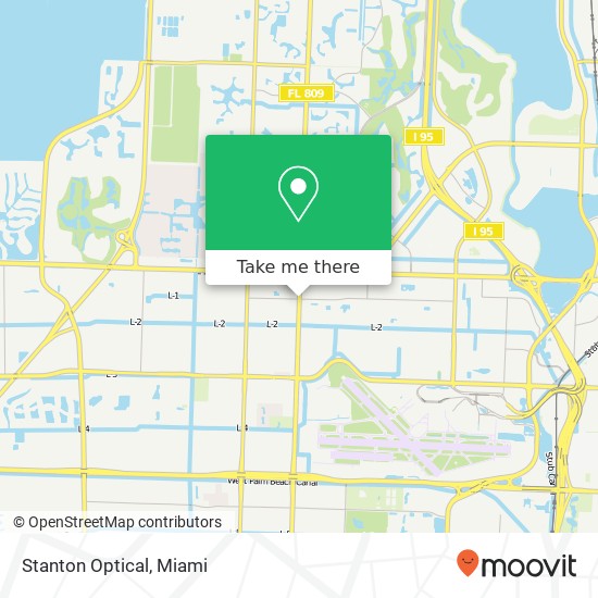 Stanton Optical map