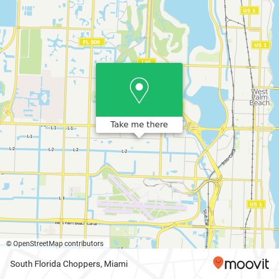 Mapa de South Florida Choppers