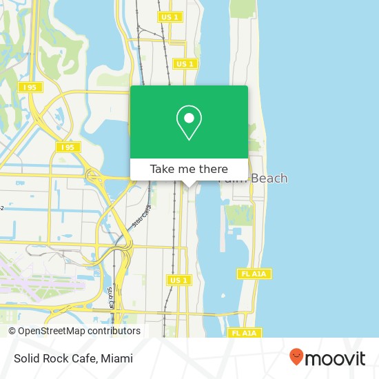 Mapa de Solid Rock Cafe