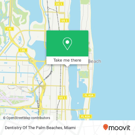 Dentistry Of The Palm Beaches map