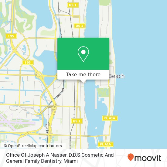 Office Of Joseph A Nasser, D.D.S Cosmetic And General Family Dentistry map