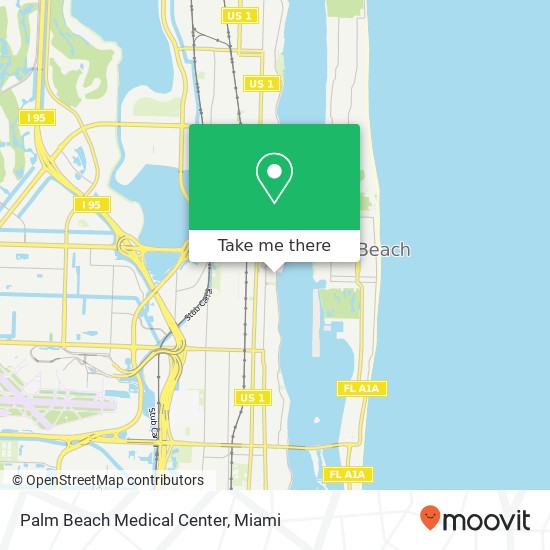 Palm Beach Medical Center map