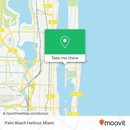 Mapa de Palm Beach Harbour