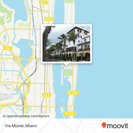 Mapa de Via Mizner