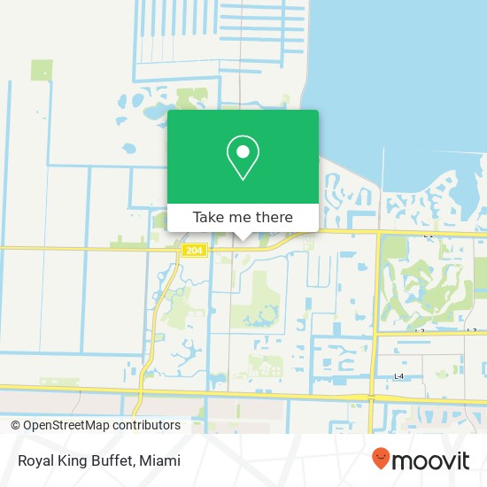 Mapa de Royal King Buffet