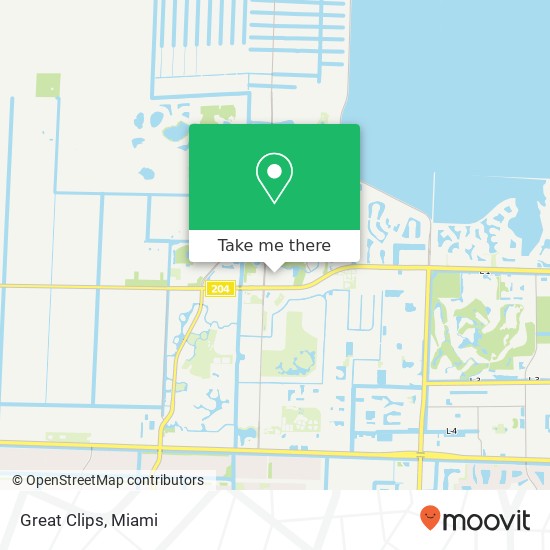 Great Clips map