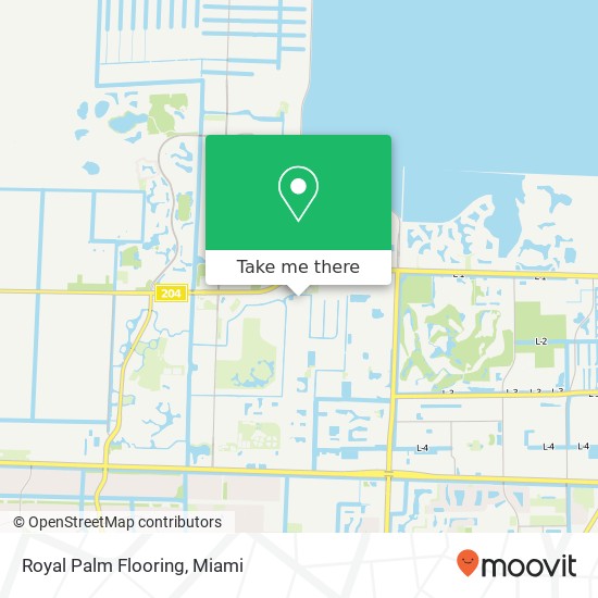 Royal Palm Flooring map