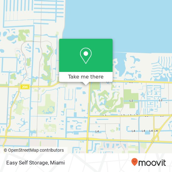 Easy Self Storage map