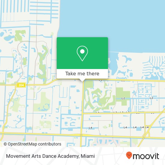 Mapa de Movement Arts Dance Academy