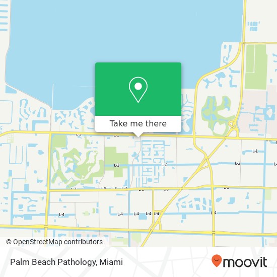 Palm Beach Pathology map
