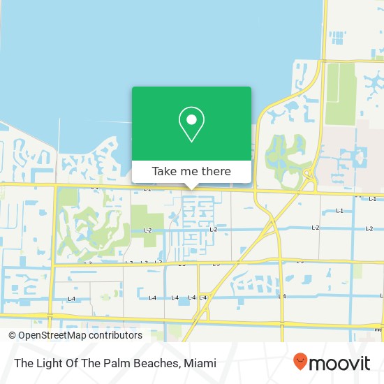 The Light Of The Palm Beaches map