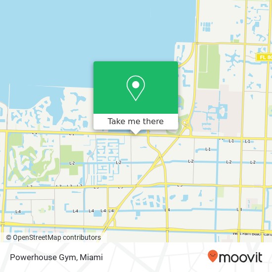 Mapa de Powerhouse Gym