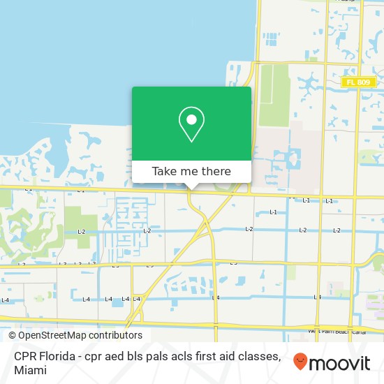 CPR Florida - cpr aed bls pals acls first aid classes map