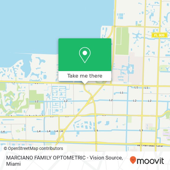 MARCIANO FAMILY OPTOMETRIC - Vision Source map