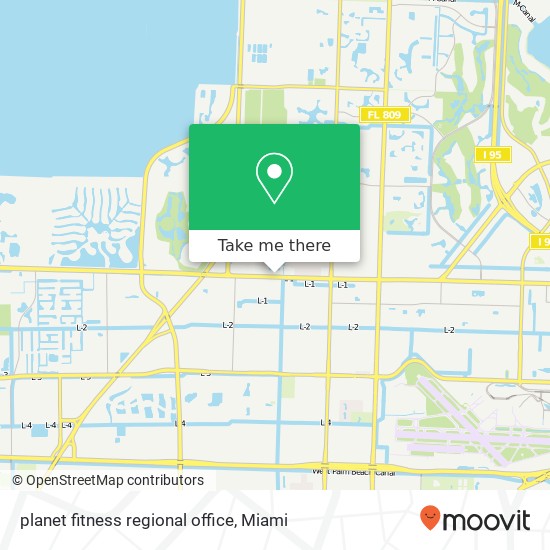 Mapa de planet fitness regional office