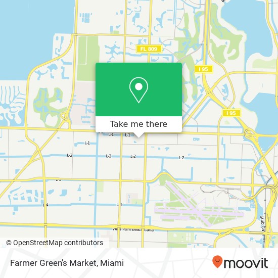 Mapa de Farmer Green's Market