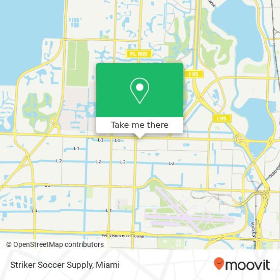 Mapa de Striker Soccer Supply