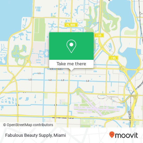 Mapa de Fabulous Beauty Supply