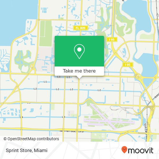 Sprint Store map