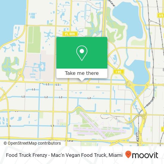 Food Truck Frenzy - Mac'n Vegan Food Truck map