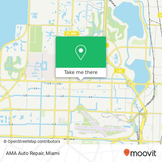 AMA Auto Repair map