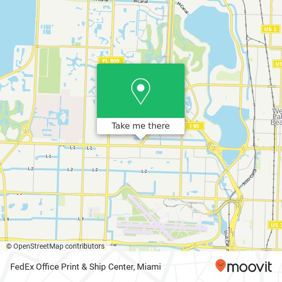 FedEx Office Print & Ship Center map