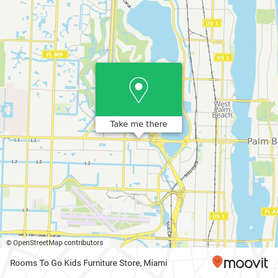 Rooms To Go Kids Furniture Store map