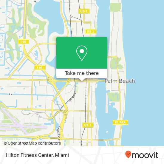 Hilton Fitness Center map